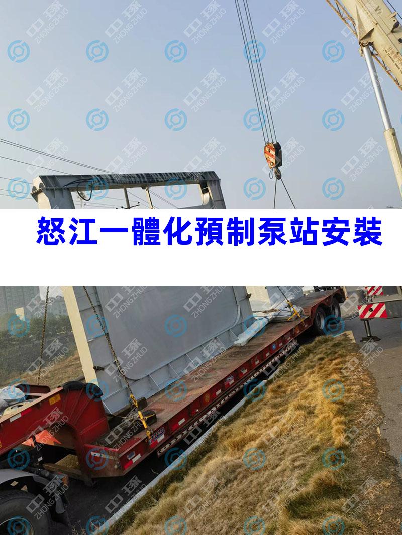 怒江一體化預制泵站安裝